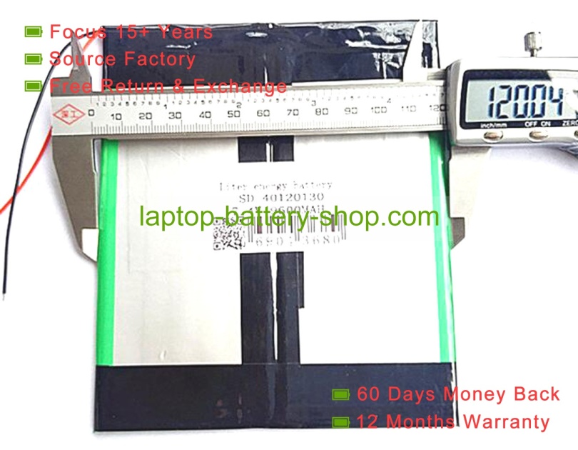 Other 40120130 7.4V 9600mAh replacement batteries - Click Image to Close