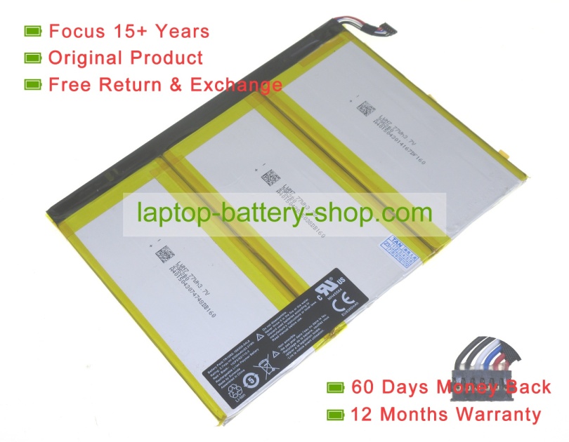 Other TR10RS-1S6300-S4L8, TR10RS-1S6300-T1T2 3.7V 6300mAh original batteries - Click Image to Close