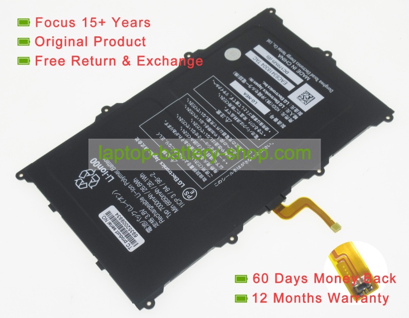 Lg 1ICP3/84/96-2, BL-T29 3.8V 7000mAh original batteries - Click Image to Close