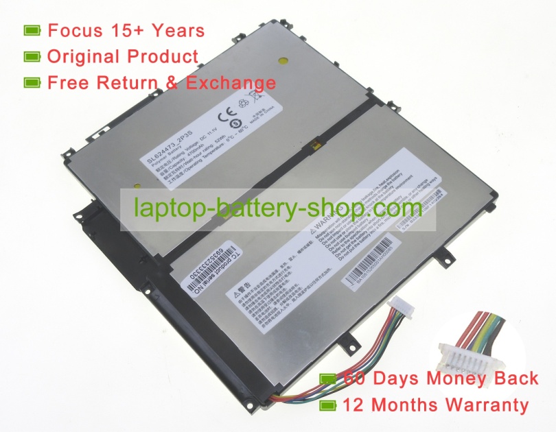 Other SL624473_2P3S 11.1V 4700mAh original batteries - Click Image to Close