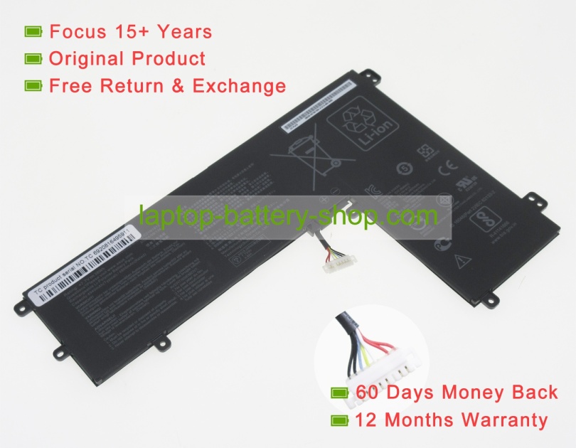 Asus 0B200-03700000, C21Pp05 7.7V 4800mAh original batteries - Click Image to Close