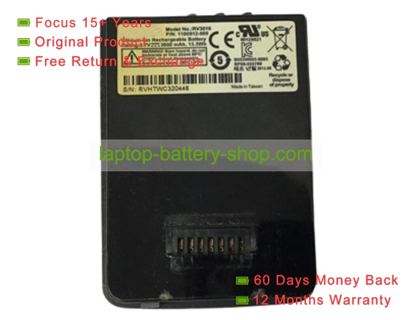 Other RV3010, 1100912-000 3.7V 3600mAh original batteries - Click Image to Close