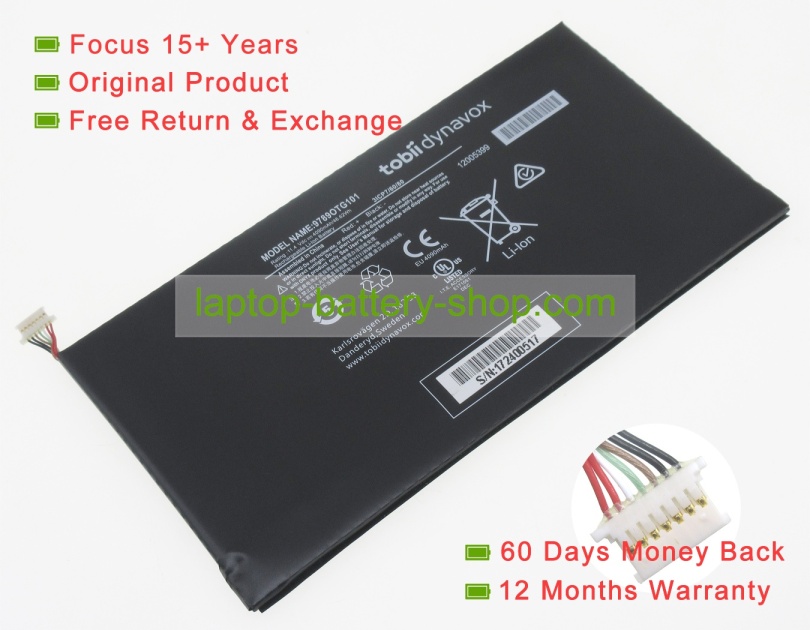 Other 9789OTG101 11.4V 4090mAh original batteries - Click Image to Close