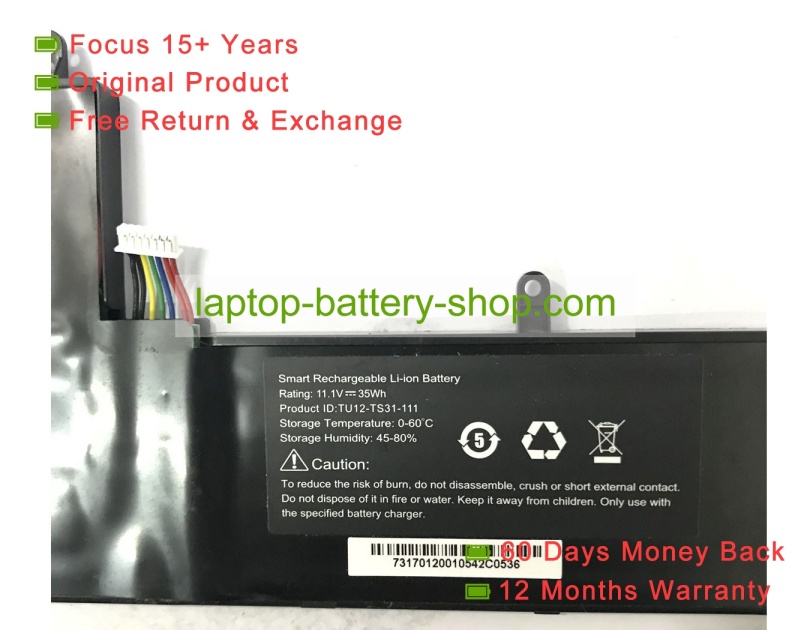 Other TU12-TS31-111 11.1V 3200mAh original batteries - Click Image to Close