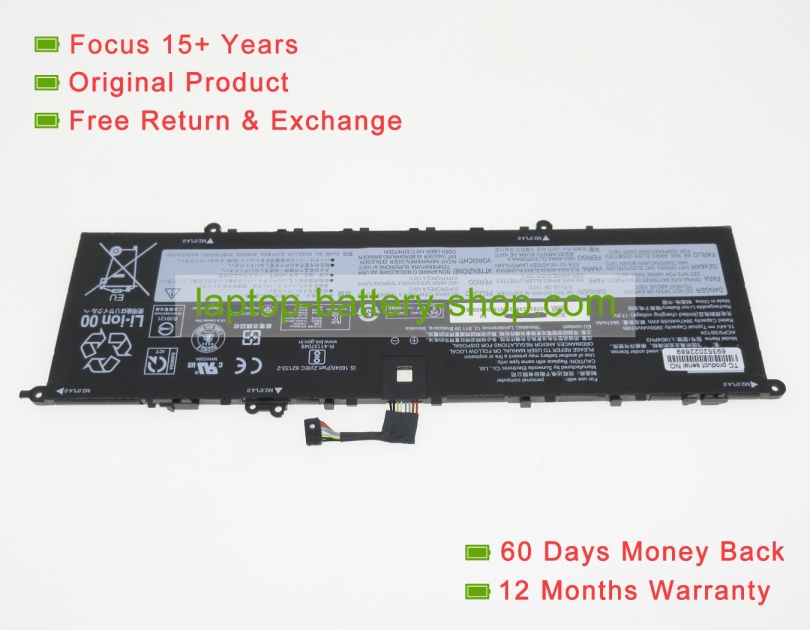 Lenovo L19D4PH3, L19C4PH3 15.44V 3950mAh original batteries - Click Image to Close