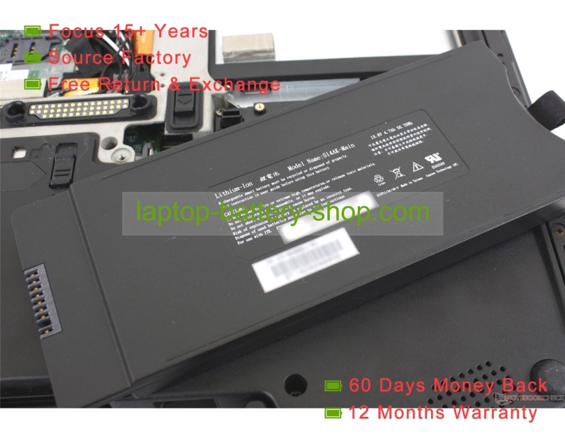 Durabook S14AK-Main 10.8V 4700mAh original batteries - Click Image to Close