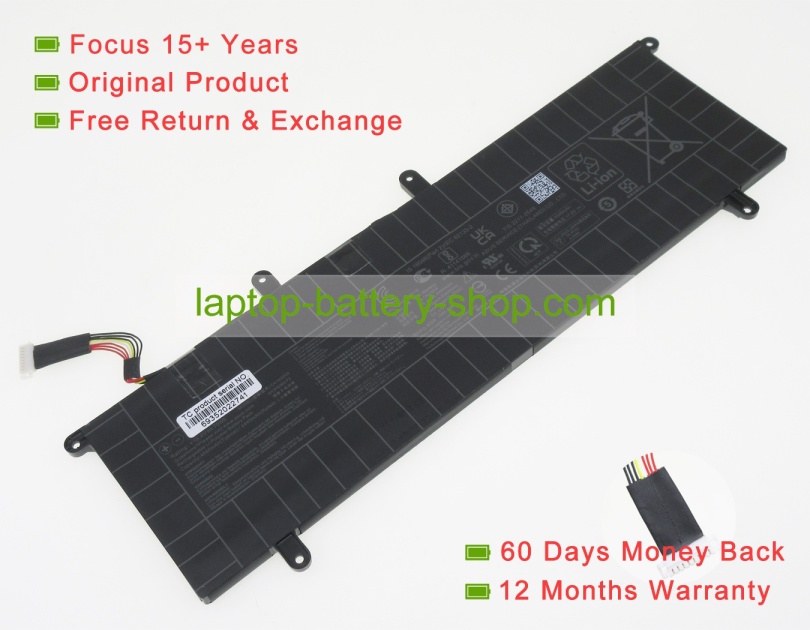 Asus C41N2004, 0B200-03790000 15.4V 4545mAh original batteries - Click Image to Close