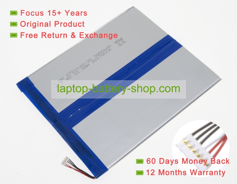 Other NV 2762140-2S 7.4V 3000mAh original batteries - Click Image to Close