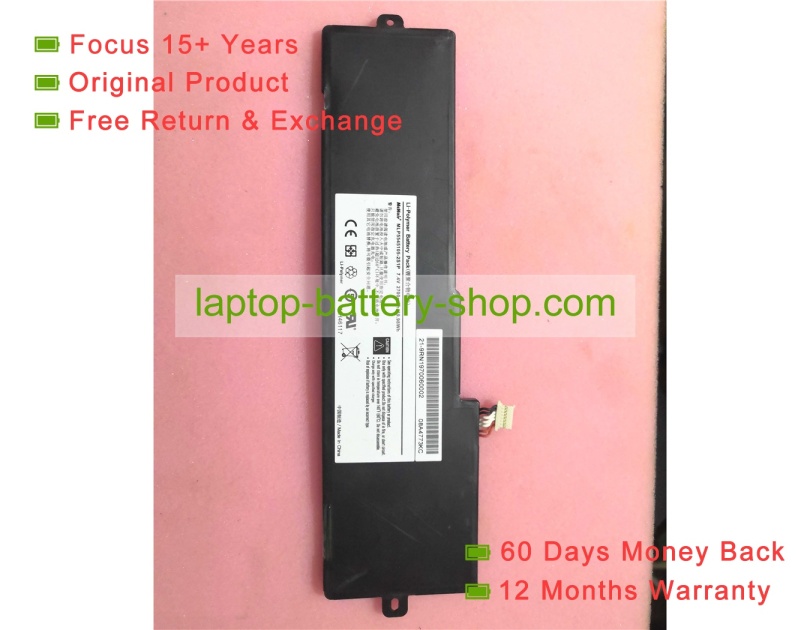 Mcnair MLP5545105-2S1P 7.4V 2700mAh original batteries - Click Image to Close