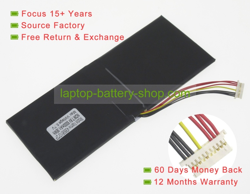 Byone ZWH15, 436981G 2P 7.6V 5000mAh replacement batteries - Click Image to Close