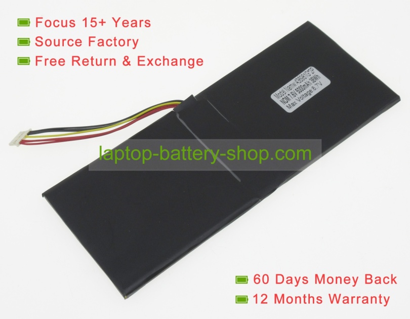 Byone ZWH15, 436981G 2P 7.6V 5000mAh replacement batteries - Click Image to Close