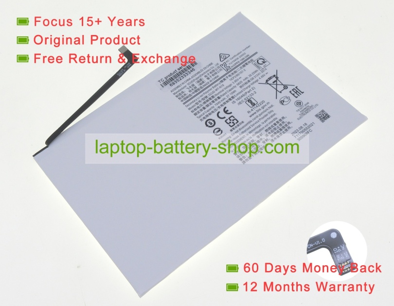 Samsung SCUD-WT-N19 3.85V 6820mAh original batteries - Click Image to Close