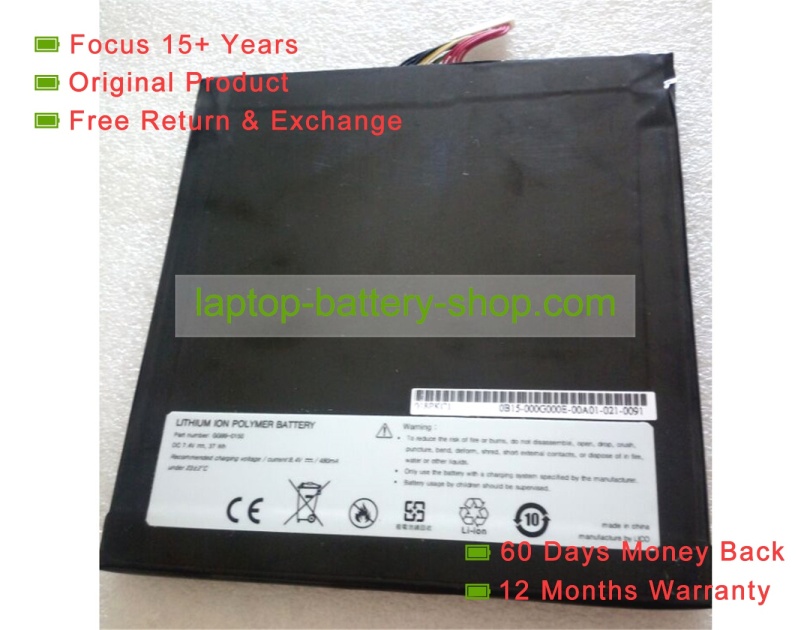 Other GG99-0150 7.4V 5000mAh original batteries - Click Image to Close