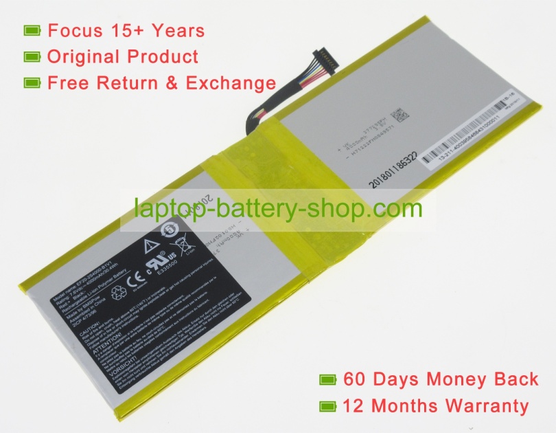 Other EF20-2S4000-B1V1, EF20-2S4000-B1T2 7.6V 4000mAh original batteries - Click Image to Close