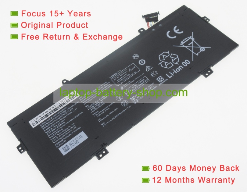 Huawei HB4593R1ECW-41, HB4593R1ECW-41A 15.28V 3665mAh original batteries - Click Image to Close