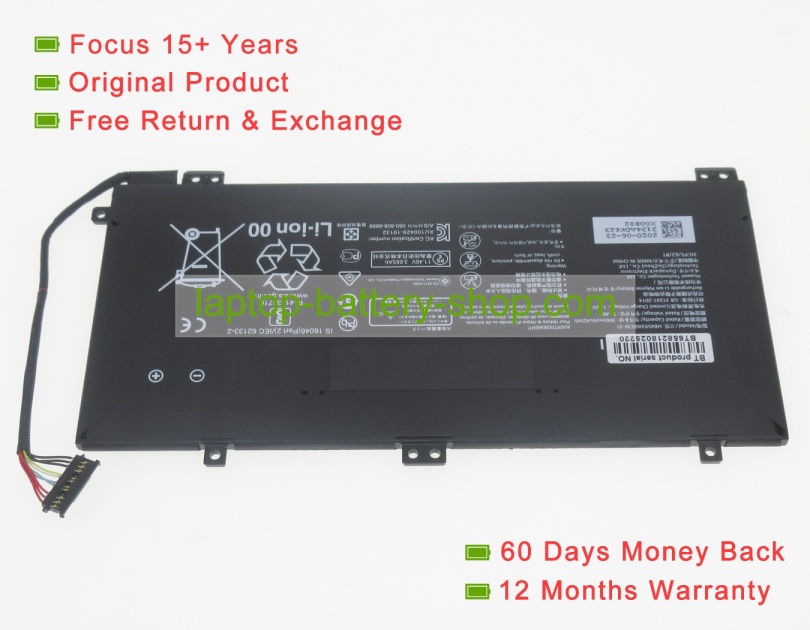 Huawei HB4593J6ECW-31 11.46V 3665mAh original batteries - Click Image to Close