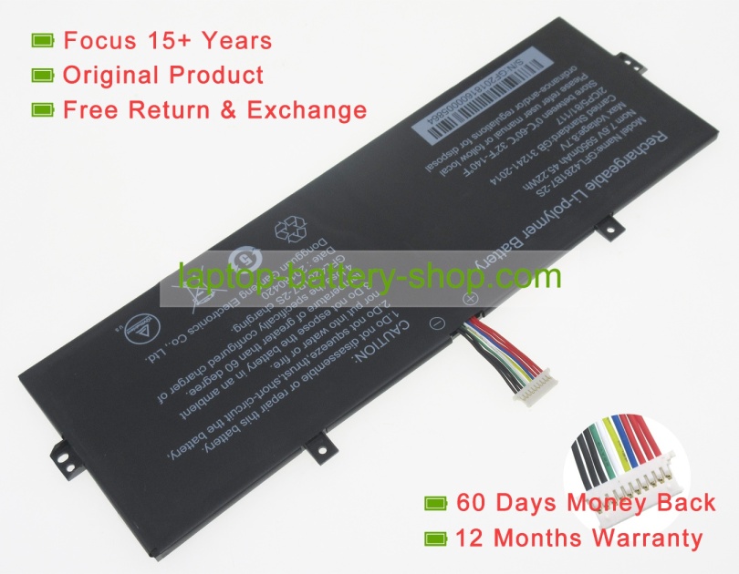 Other GFL4281B7-2S 7.6V 5950mAh original batteries - Click Image to Close