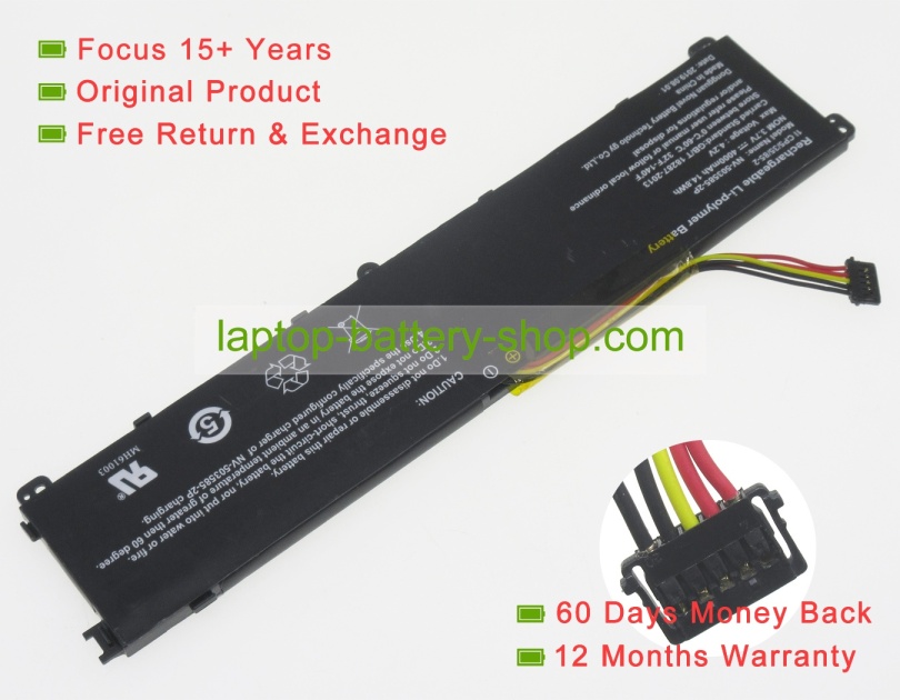 Other I1 CP5/35/85-2, NV-503585-2P 3.7V 4000mAh original batteries - Click Image to Close