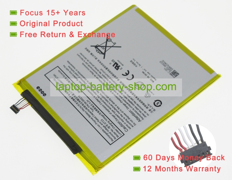 Amazon 58-000181, 58-000219 3.7V 4750mAh original batteries - Click Image to Close