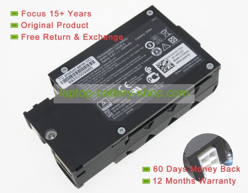 Dell R840, R740 9.8V 2245mAh original batteries - Click Image to Close