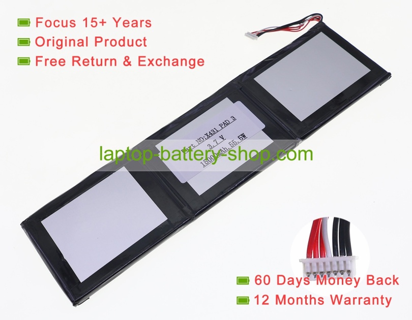 Other X431 PAD 3 3.7V 15000mAh original batteries - Click Image to Close