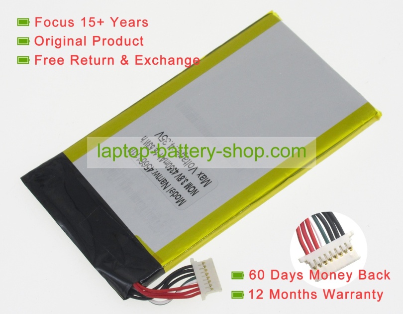 Mcnair MLP4566111, SP5067112 3.7V 4500mAh original batteries - Click Image to Close