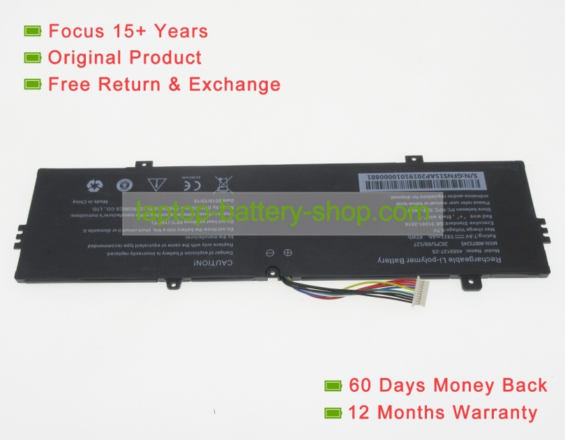 Other 4569127-2S, 40073245 7.6V 5921mAh original batteries - Click Image to Close