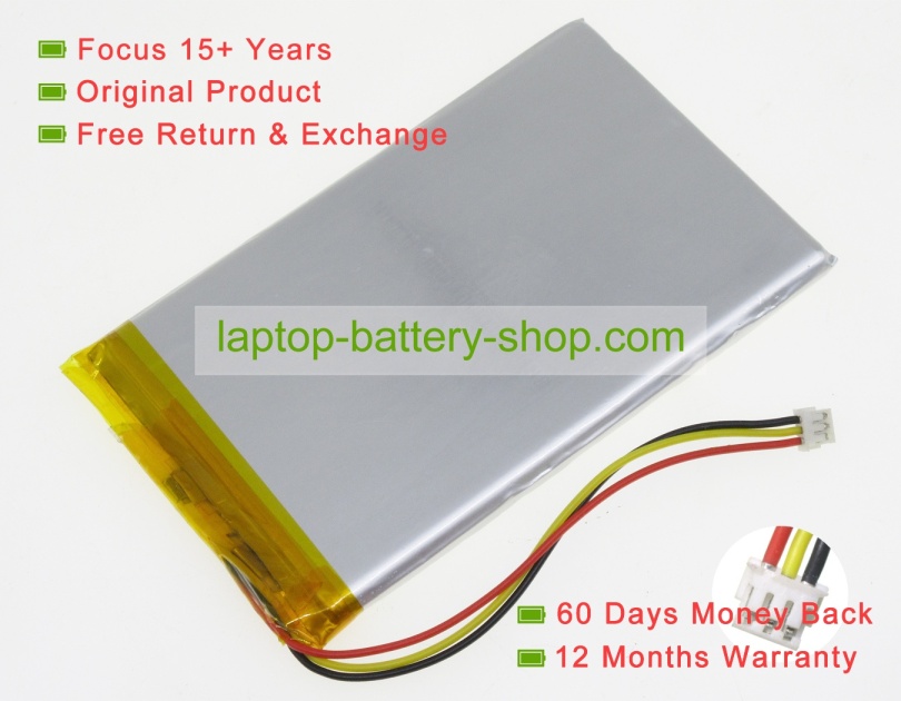 Gpd 606597 3.8V 5600mAh original batteries - Click Image to Close