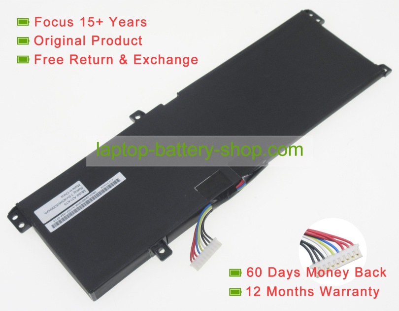 Getac A21-K15, 0B23-020K000M 7.6V 5300mAh original batteries - Click Image to Close