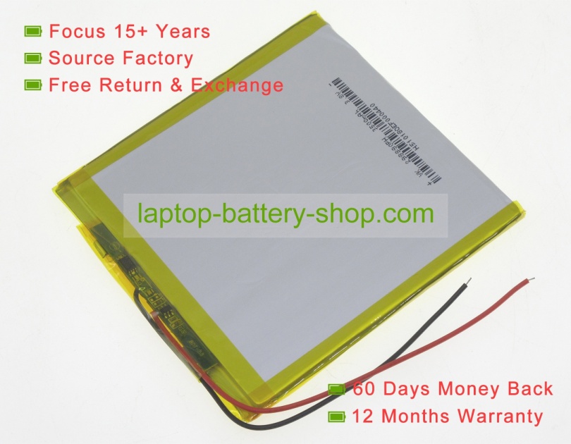 Other 298890, 289392 3.8V 3500mAh replacement batteries - Click Image to Close