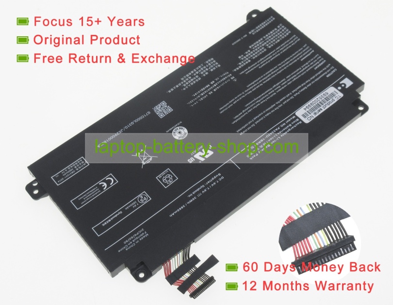 Toshiba PA5345U-1BRS 7.6V 3860mAh original batteries - Click Image to Close