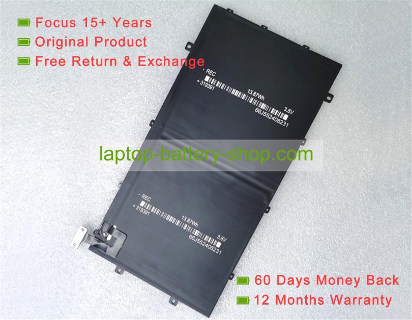 Microsoft 66J552408231, 319391 3.8V 3600mAh original batteries - Click Image to Close