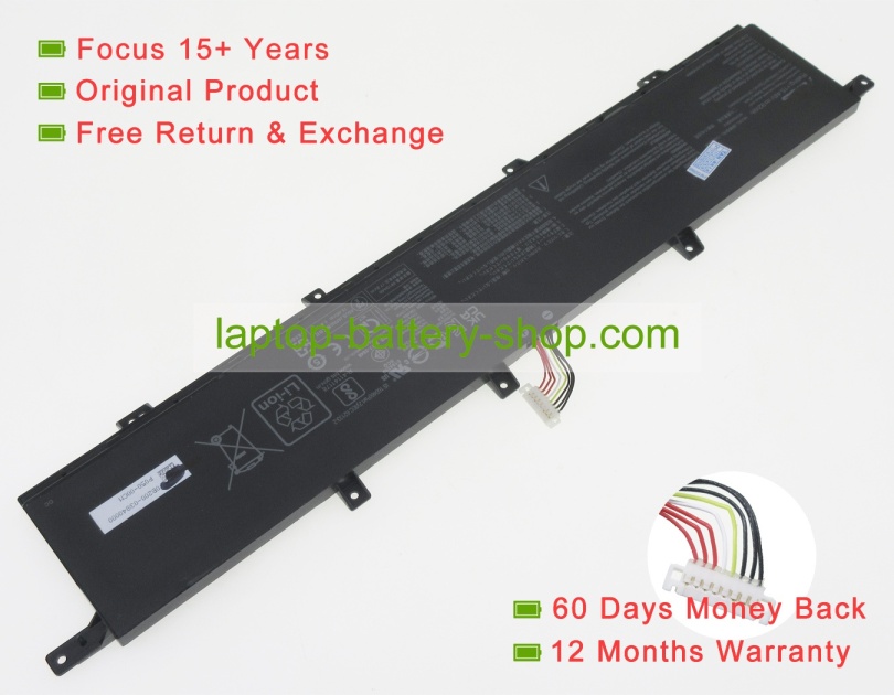 Asus C42N2008, 0B200-03840000 15.48V 5810mAh original batteries - Click Image to Close