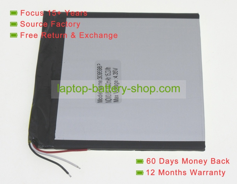 Teclast 309598 3.6V 4000mAh replacement batteries - Click Image to Close