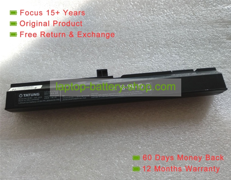 Other WP-B26 10.95V 2600mAh original batteries - Click Image to Close