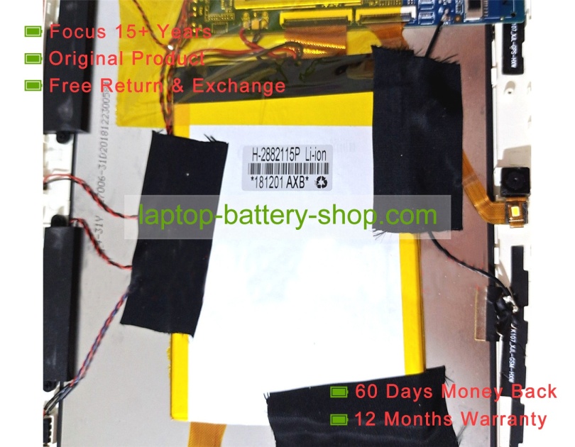Irbis H-2882115P 3.8V 6000mAh original batteries - Click Image to Close