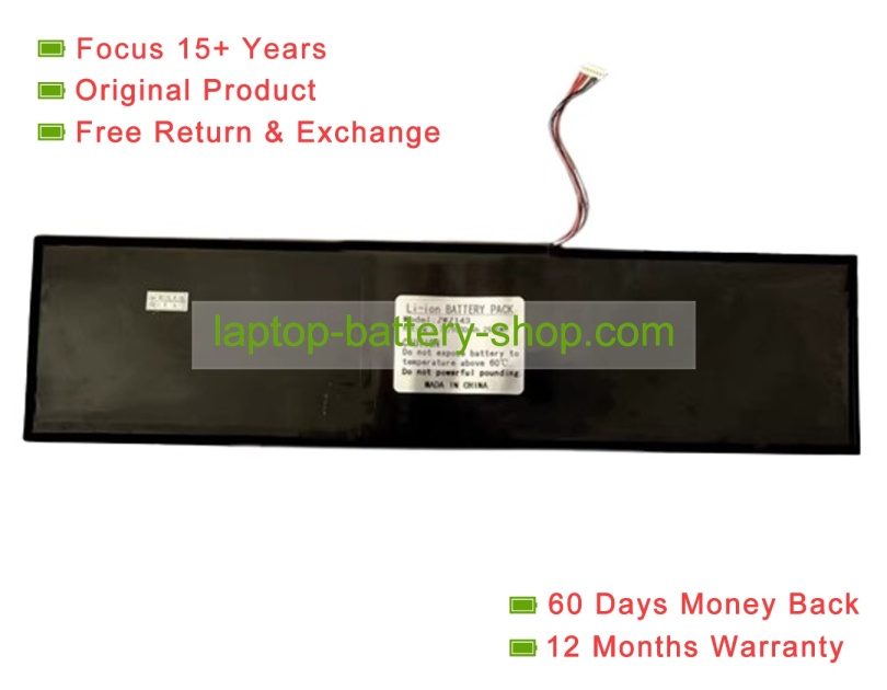 Hasee ZWZ143 3.7V 8000mAh original batteries - Click Image to Close