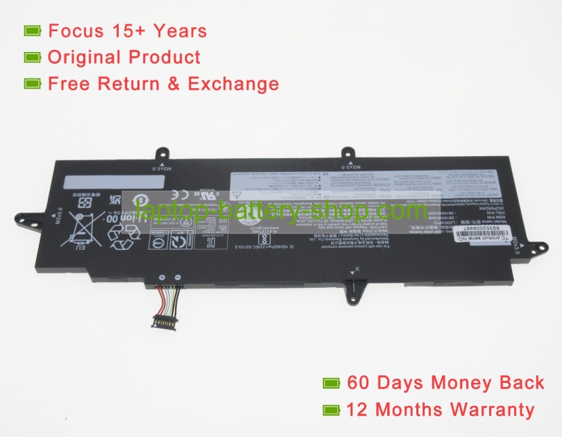 Lenovo 5B10W51859, 5B10W51824 11.52V 3564mAh original batteries - Click Image to Close
