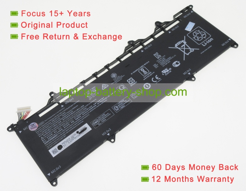 Hp L71760-005, HSTNN-DB9L 7.7V 4688mAh original batteries - Click Image to Close