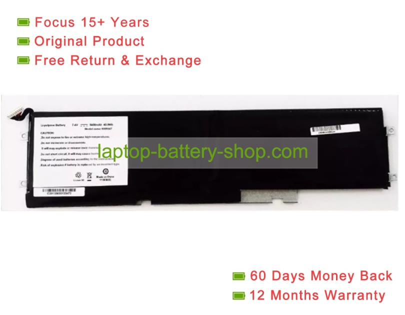 Hasee SSBS47 7.4V 5400mAh original batteries - Click Image to Close