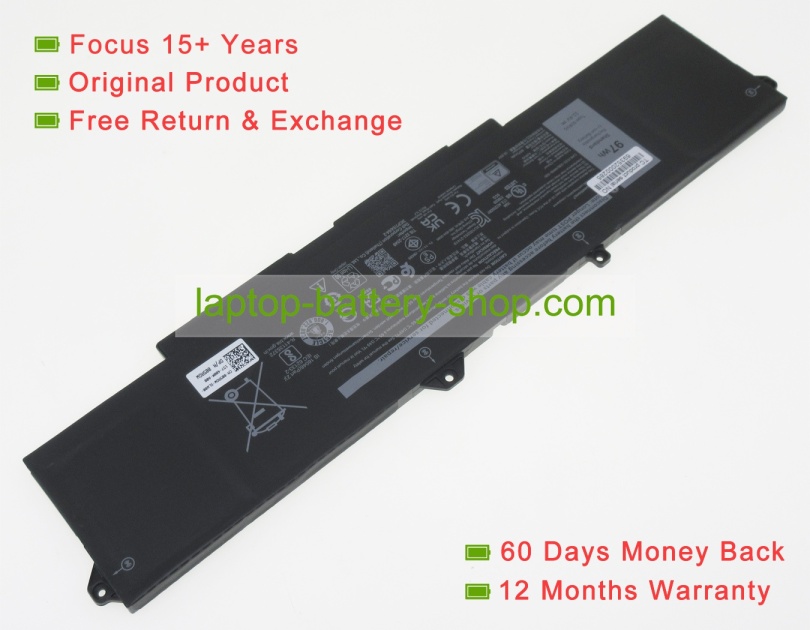 Dell 9JRV0, 53XP7 11.4V 8509mAh original batteries - Click Image to Close
