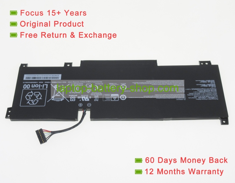 Msi BTY-M492, 3ICP6/71/74 11.4V 4700mAh original batteries - Click Image to Close