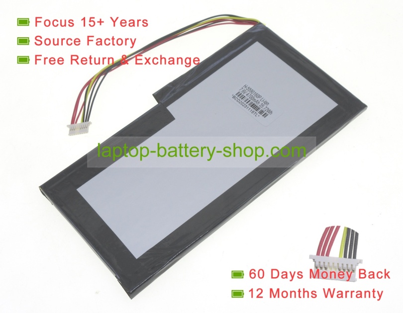 Other H-5590160P 7.6V 4700mAh replacement batteries - Click Image to Close
