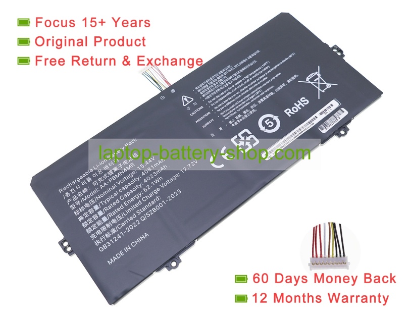 Samsung AA-PBMN4MR 15.44V 4023mAh original batteries - Click Image to Close