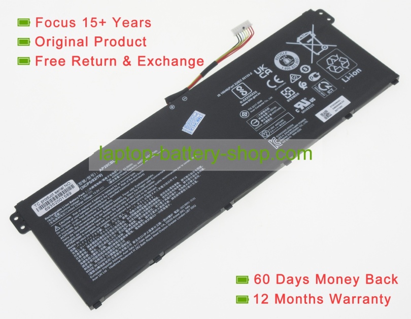 Acer AP20CBL, 31CP5/82/70 11.55V 4590mAh original batteries - Click Image to Close