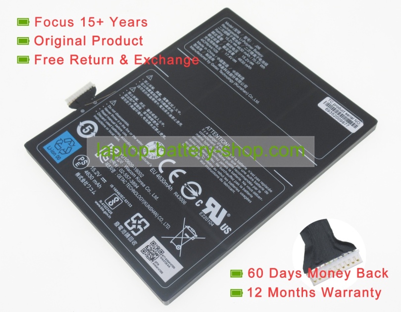 Gigabyte J06 15.2V 4630mAh original batteries - Click Image to Close