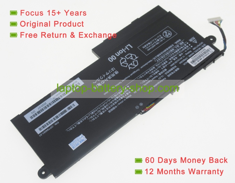 Fujitsu FPB0354, FPCBP579 11.4V 4457mAh original batteries - Click Image to Close