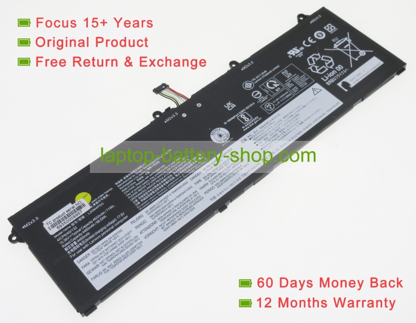 Lenovo SB11C04260, 5B11C04256 15.36V 4622mAh original batteries - Click Image to Close