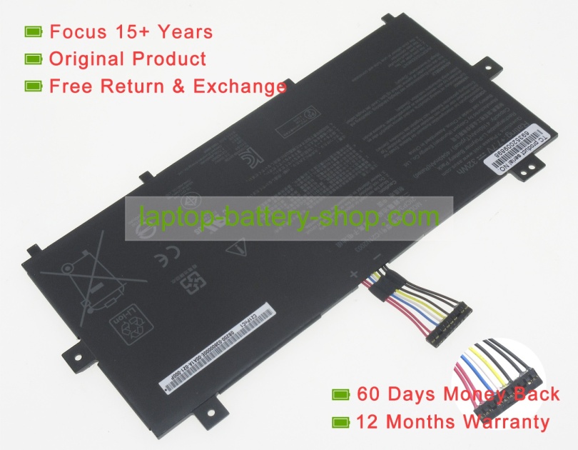 Asus 0B200-03800100, C21N2003 7.7V 4155mAh original batteries - Click Image to Close