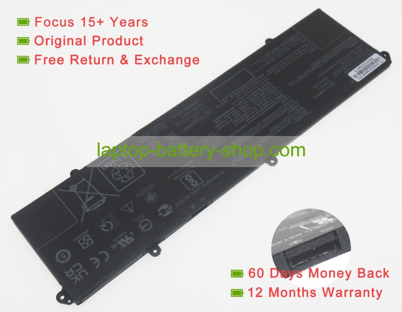 Asus C31N2019 11.61V 5427mAh original batteries - Click Image to Close